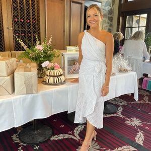 Hello Molly Golden Vibes White Dress